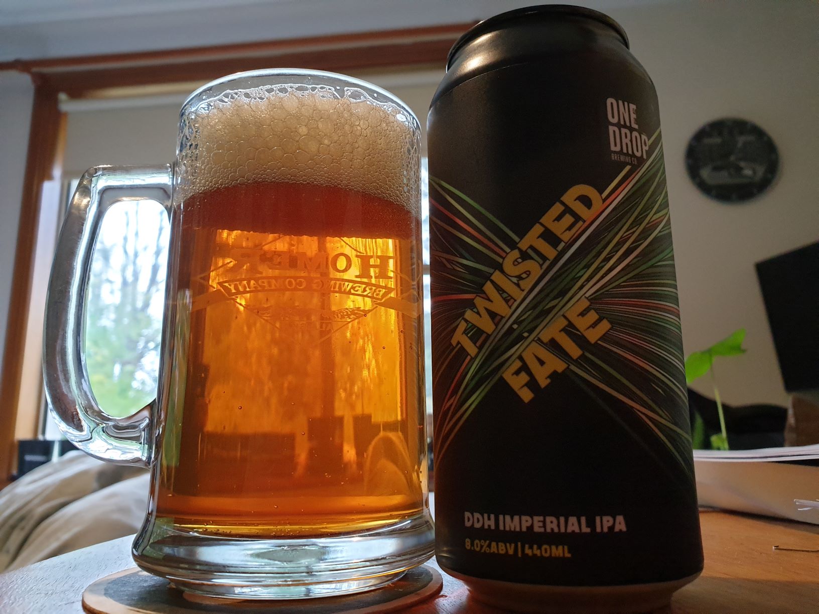 Twisted Fate DDH IIPA by One Drop Brewing