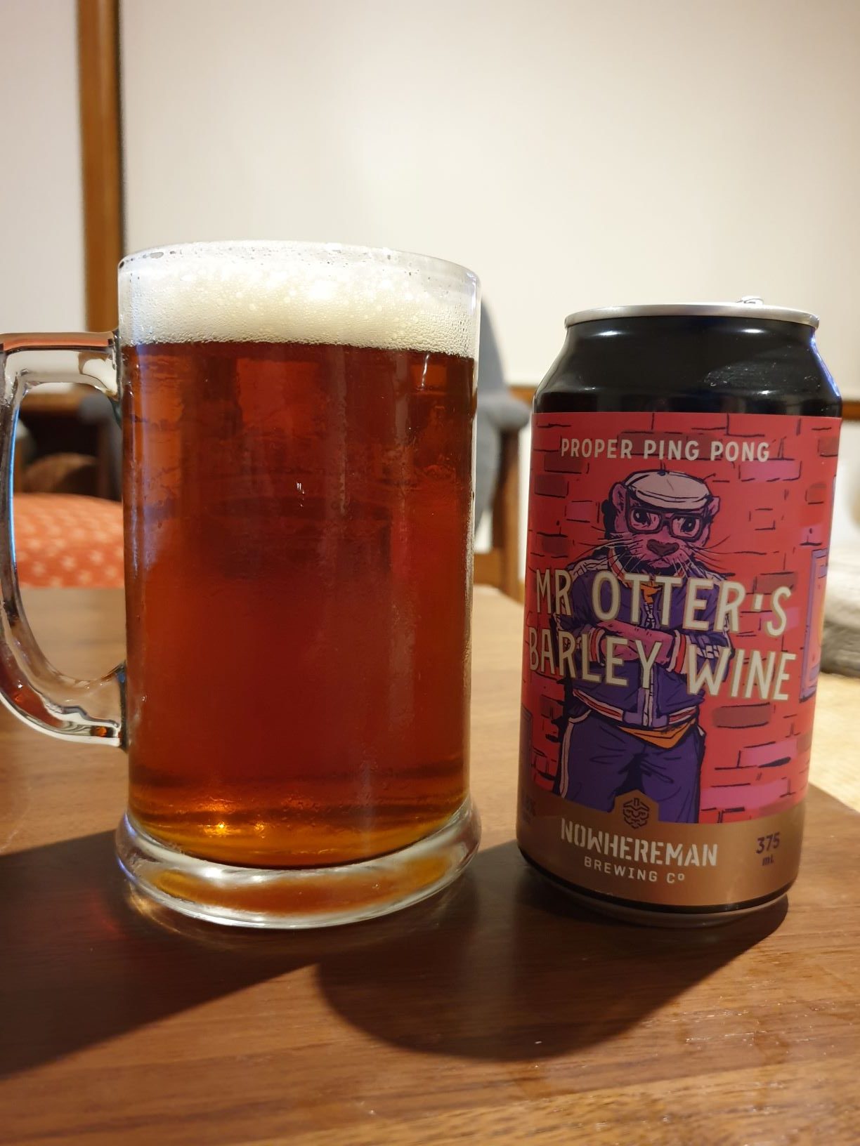 Mr Otter’s Barley Wine by Nowhereman Brewing