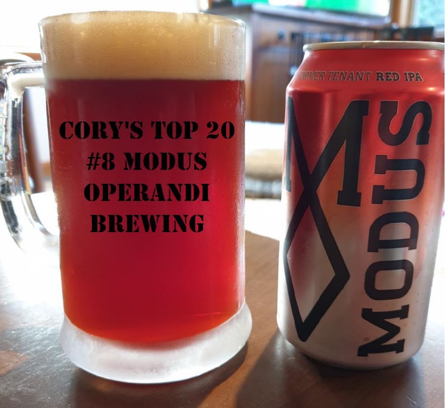 Cory’s Top 20 – #8 Modus Operandi Brewing