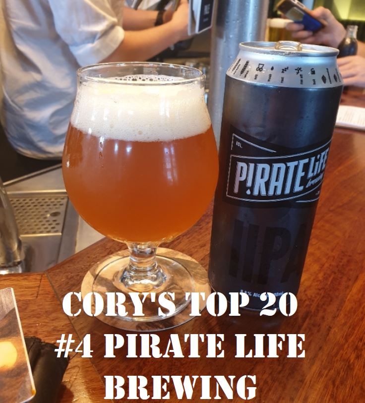 Cory’s Top 20 – #4 Pirate Life Brewing