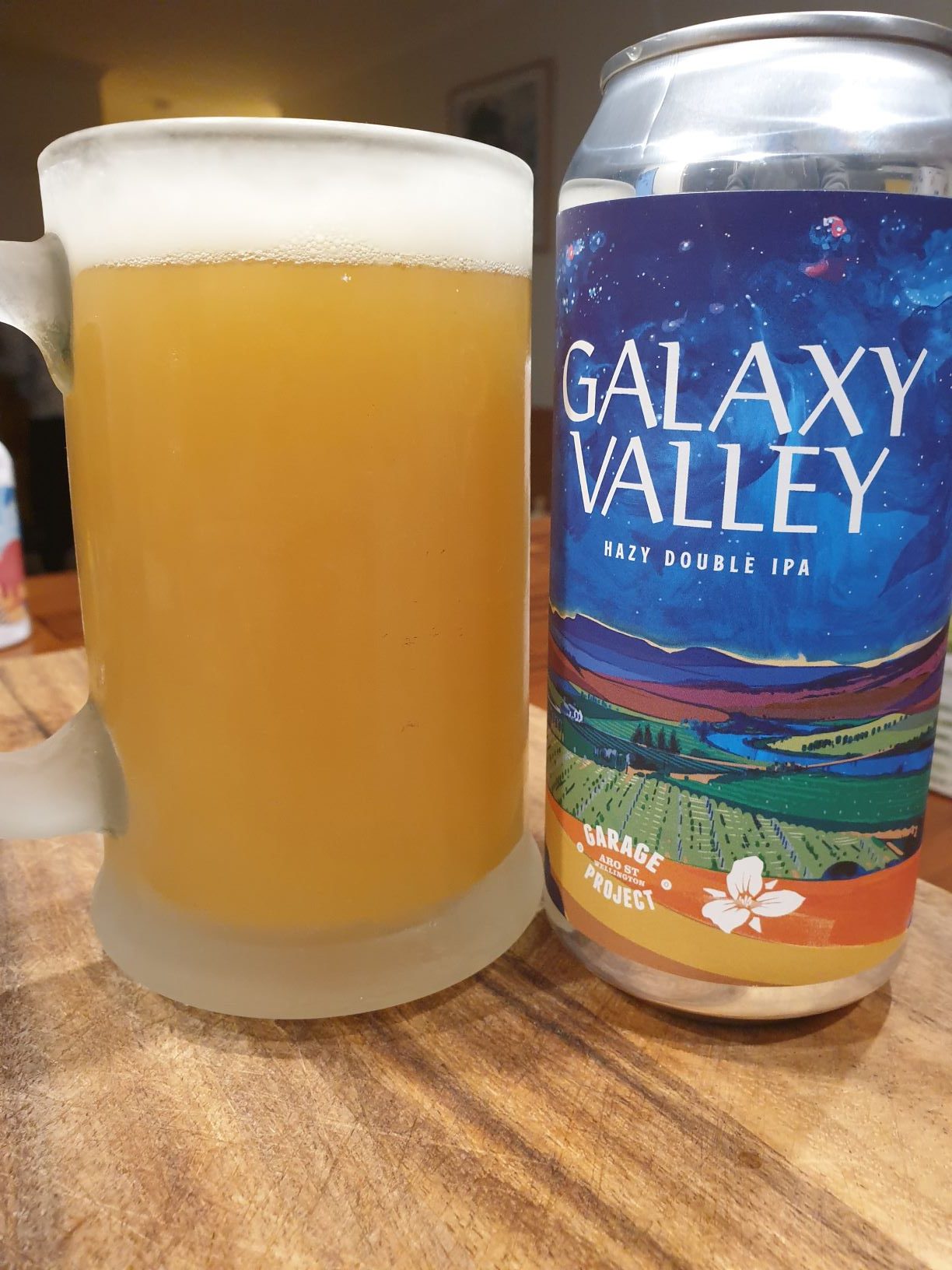 Galaxy Valley Hazy Double IPA by Garage Project (ft Trillium)