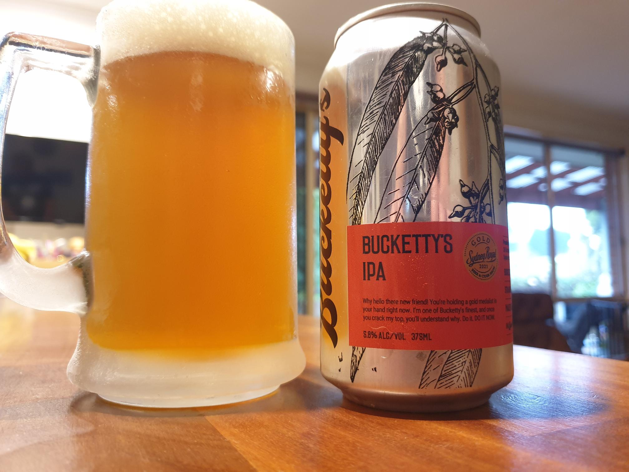 Bucketty’s IPA by Bucketty’s Brewing